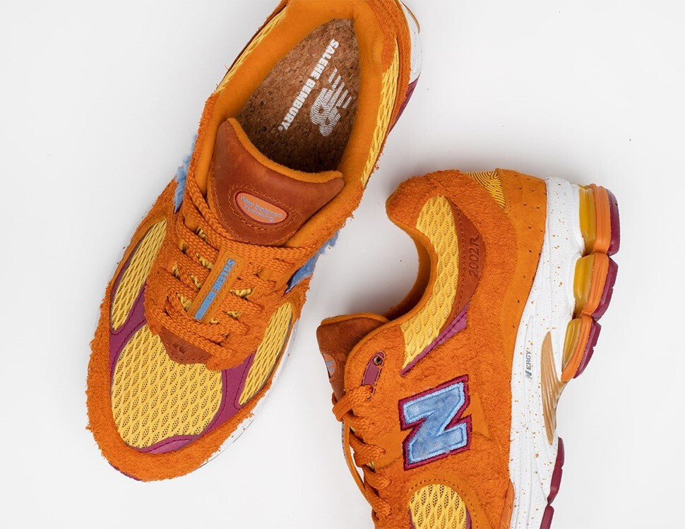 ML2002R1 Salehe Bembury Ã New Balance 2002R Desert Gold Orange Red