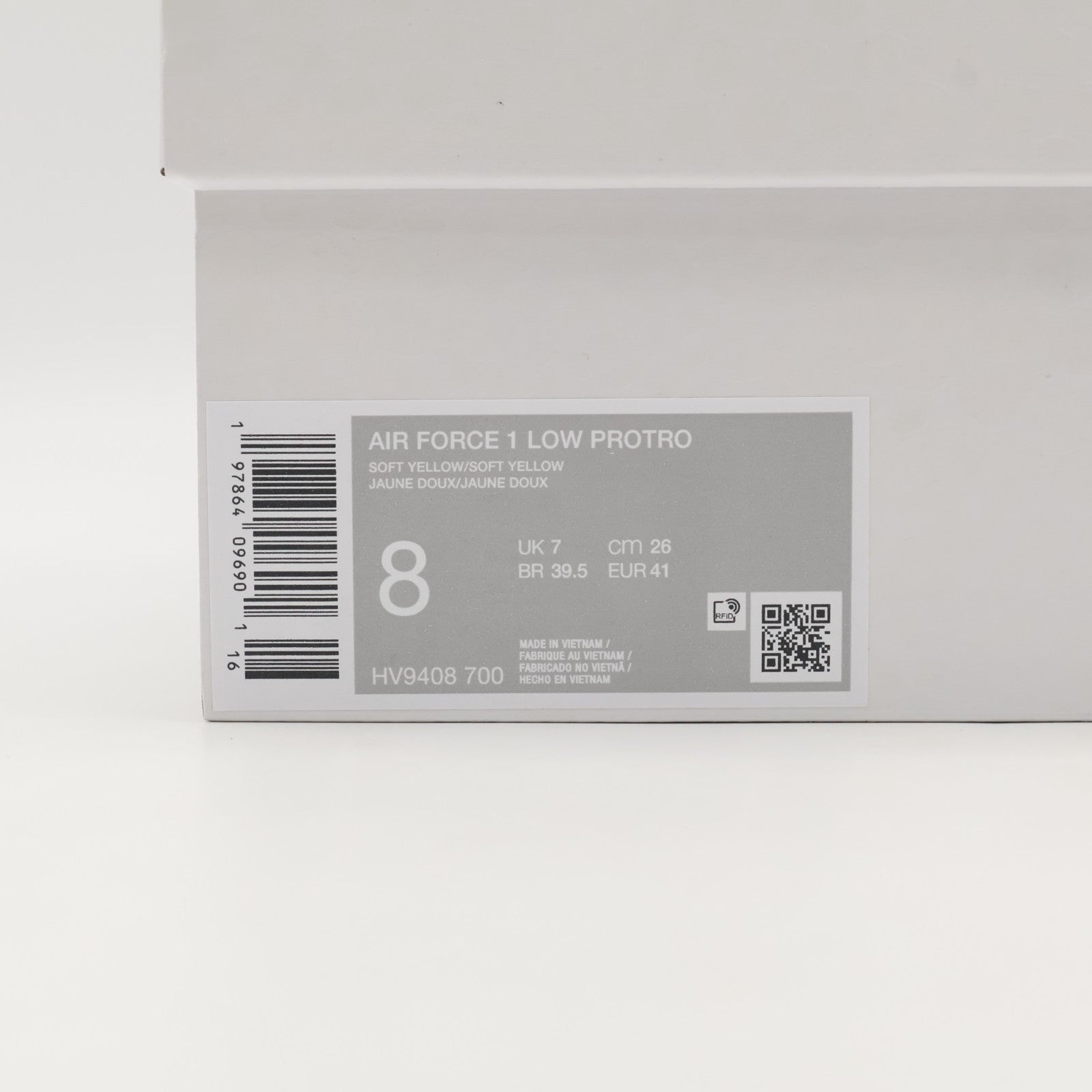 HV9408-700 Kobe Bryant Nike Air Force 1 Low Protro Mamba Mentality (Men's)