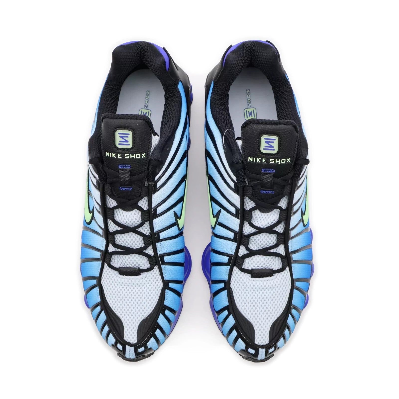 AV3595-009 Nike Shox TL Vapor GreenRacer Blue (Men's)