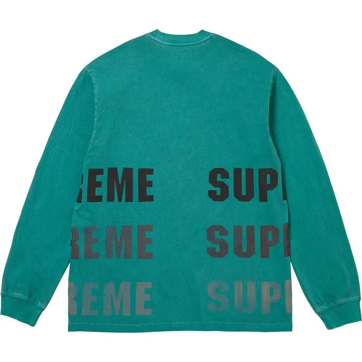 Supreme Reflective L/S Top Teal