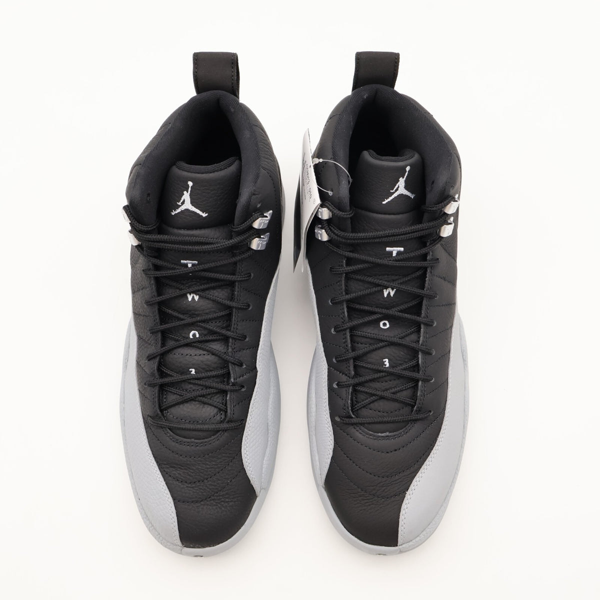 CT8013-010 Nike Air Jordan 12 Retro Barons Black and Wolf Grey (Men's)