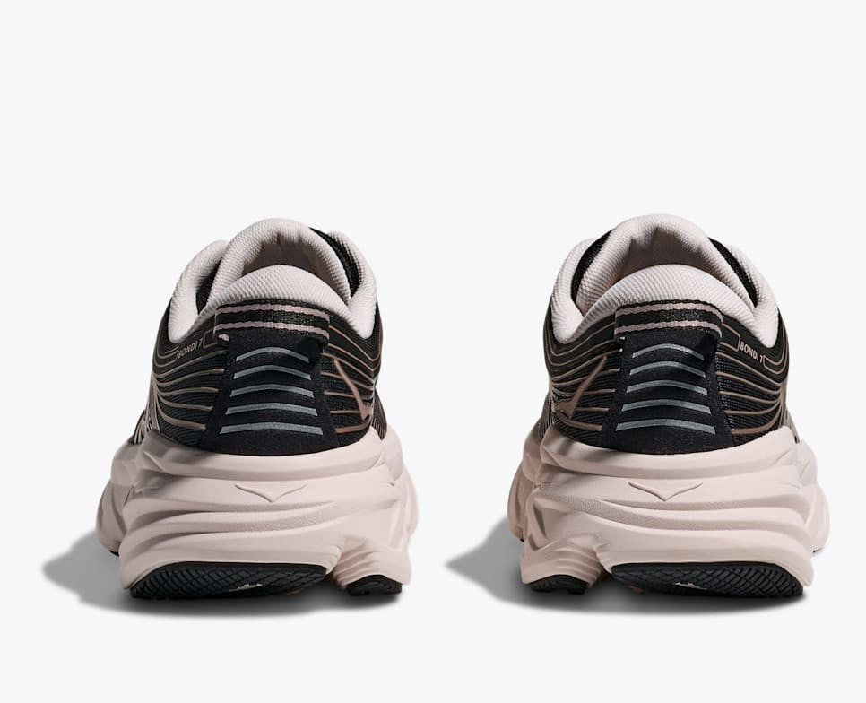 1110519-BCKRS Hoka Bondi 7 Black Rose Cream (Women's)