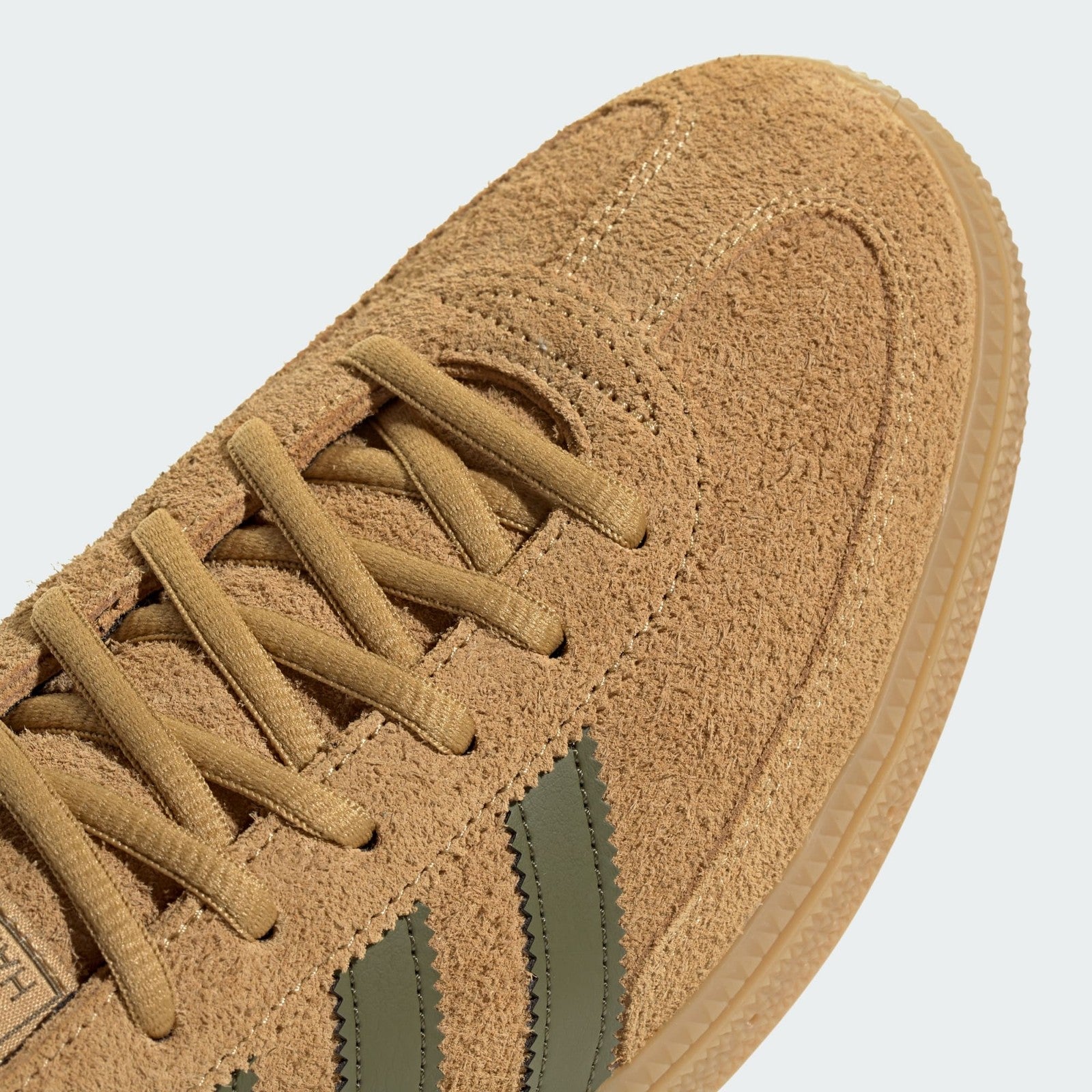 JQ8298 adidas Handball Spezial Golden Beige Focus Olive Gum (Men's)