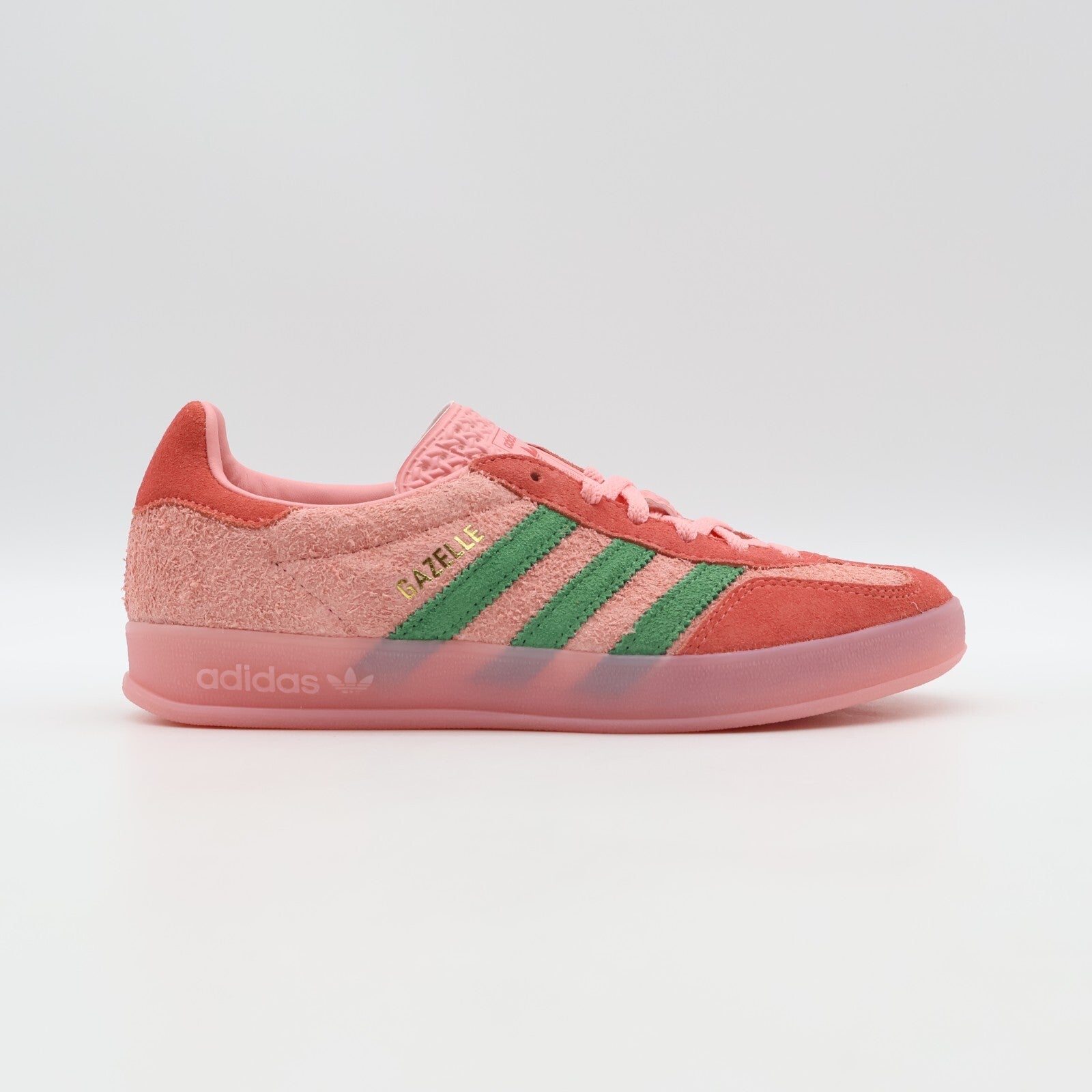 IG6782 adidas Originals Gazelle Indoor Semi Pink Spark Preloved Green (Women's)
