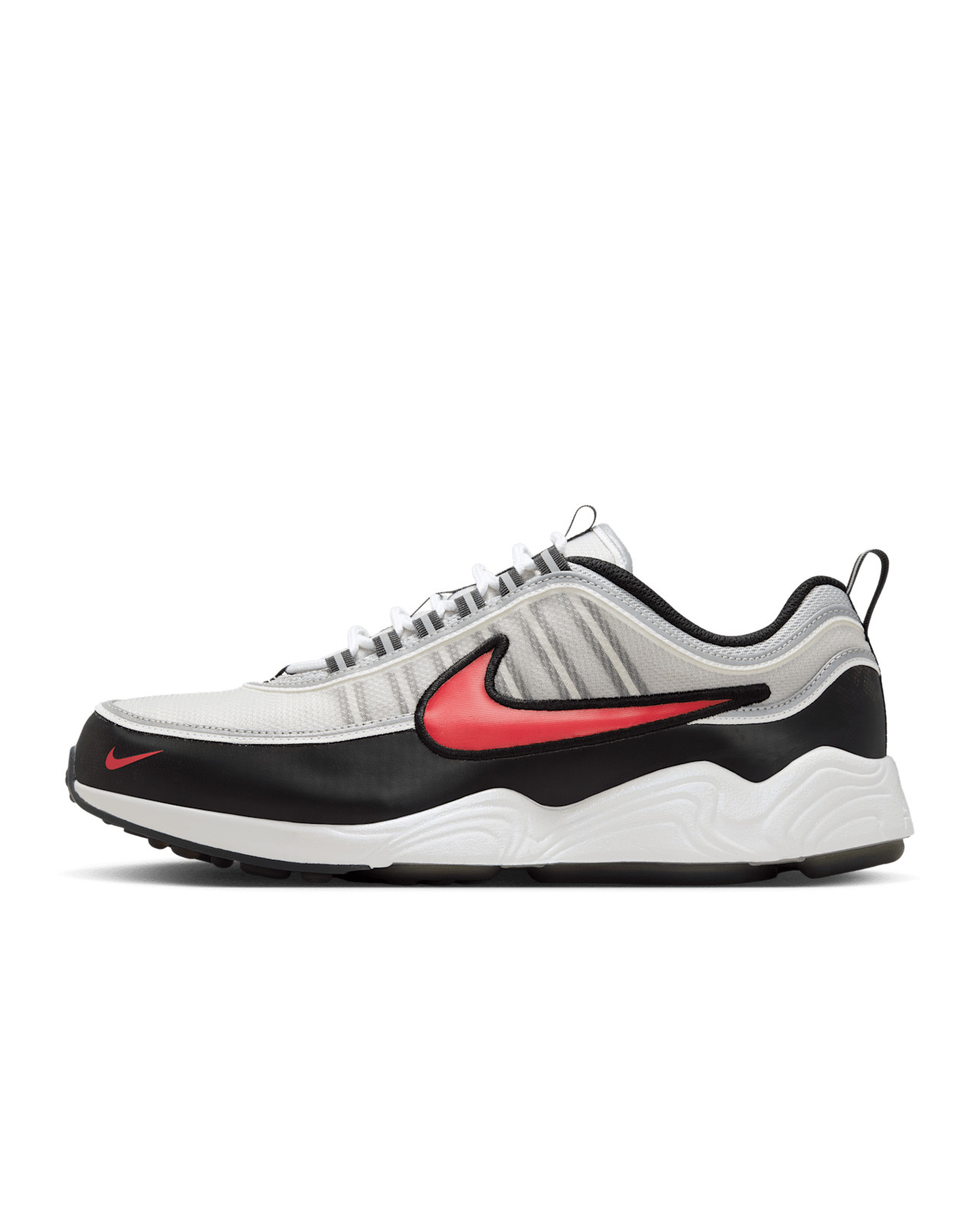 II1161-095 Nike Air Zoom Spiridon Metallic Silver Sport Red (Men's)
