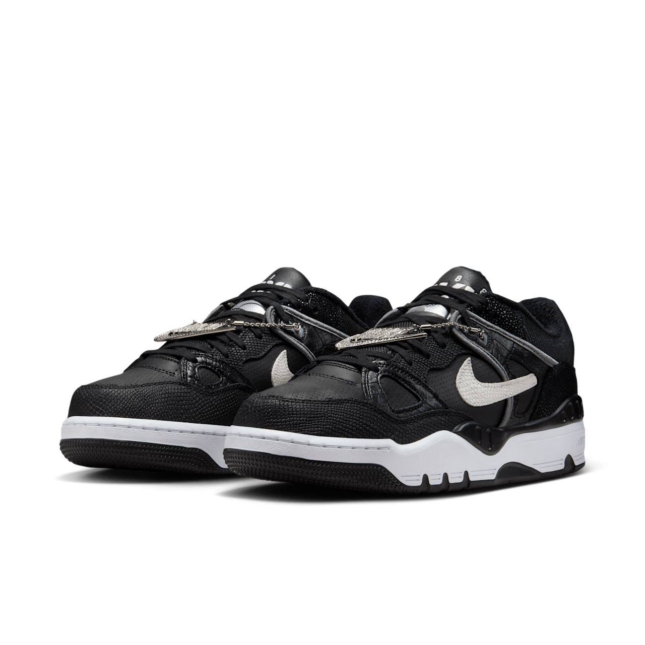 HF7630-001 NIGO Nike Air Force 3 Low Black White Heel Logo NIGO (Men's)