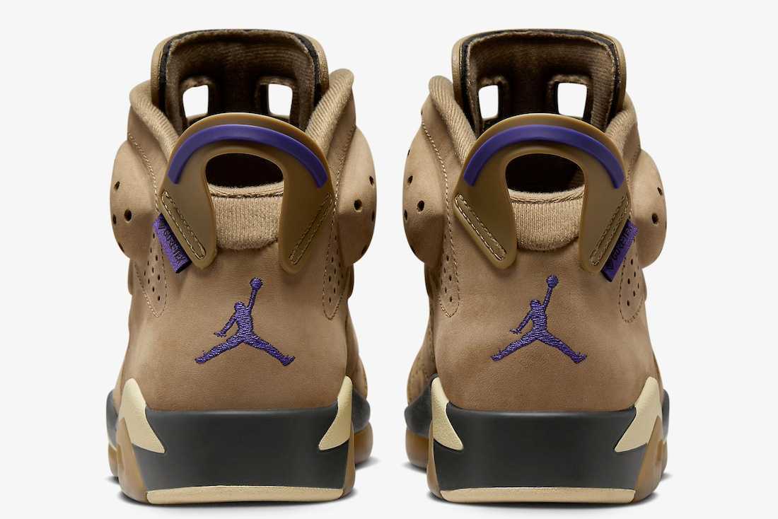 FD1643-300 Nike Air Jordan 6 Retro GORE-TEX Brown Kelp (Women's)