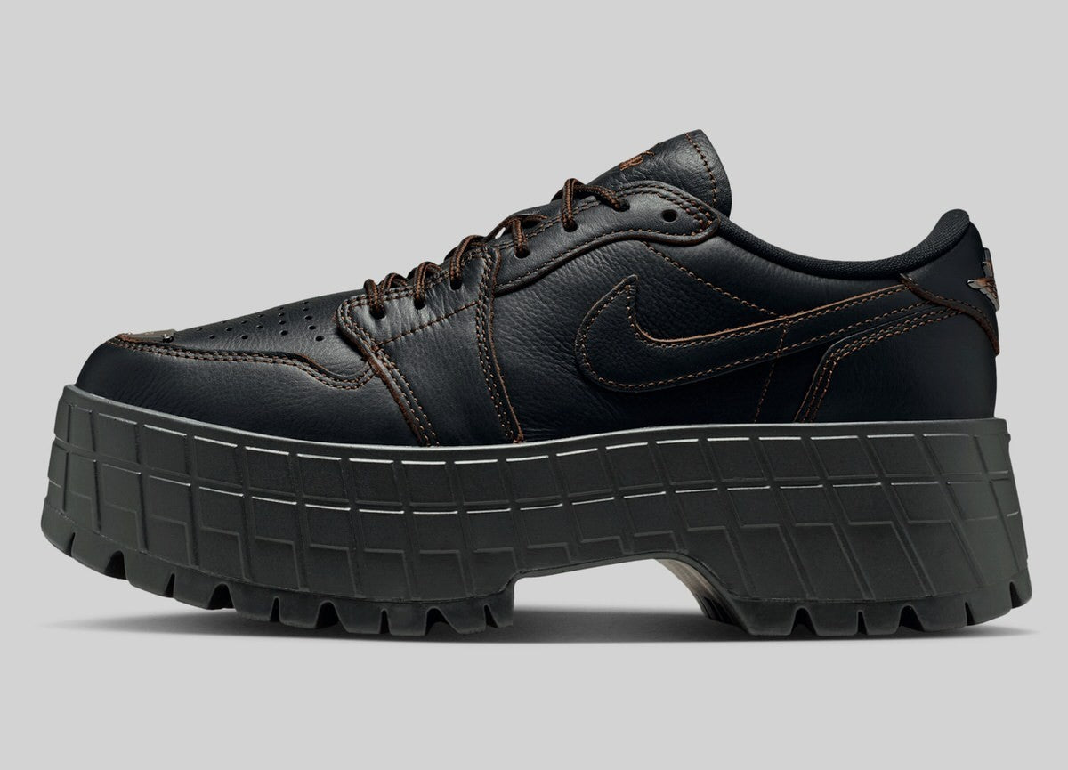 HF3184-002 Nike Air Jordan 1 Brooklyn Low Black Cacao Wow (Women's)