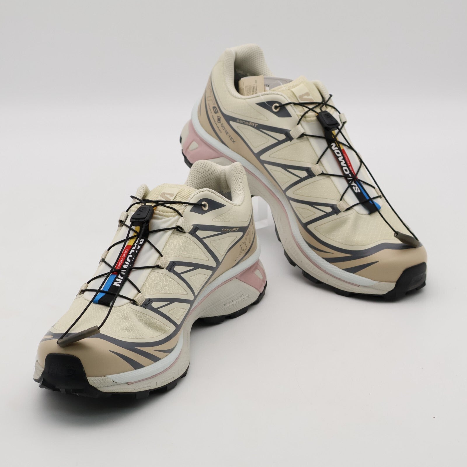 L47581200 Salomon XT-6 GORE-TEX Almond Milk Feather Gray Pale Mauve (Men's)