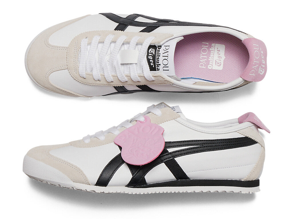 1183C380-100 PATOU Onitsuka Tiger Mexico 66 White Black (Men's)