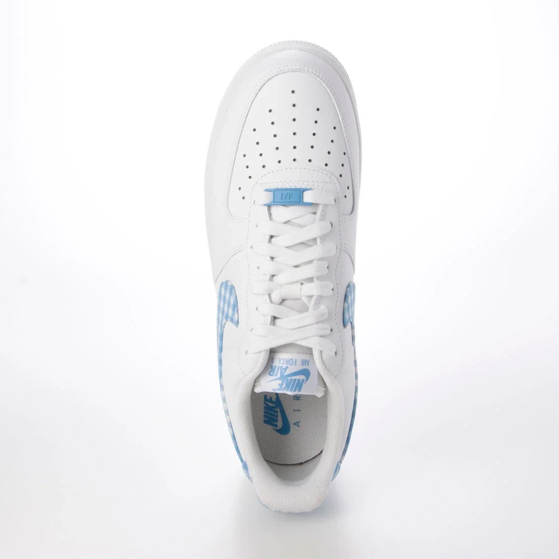 DZ2784-100 Nike Air Force 1 Low "Blue Gingham" (Women's)
