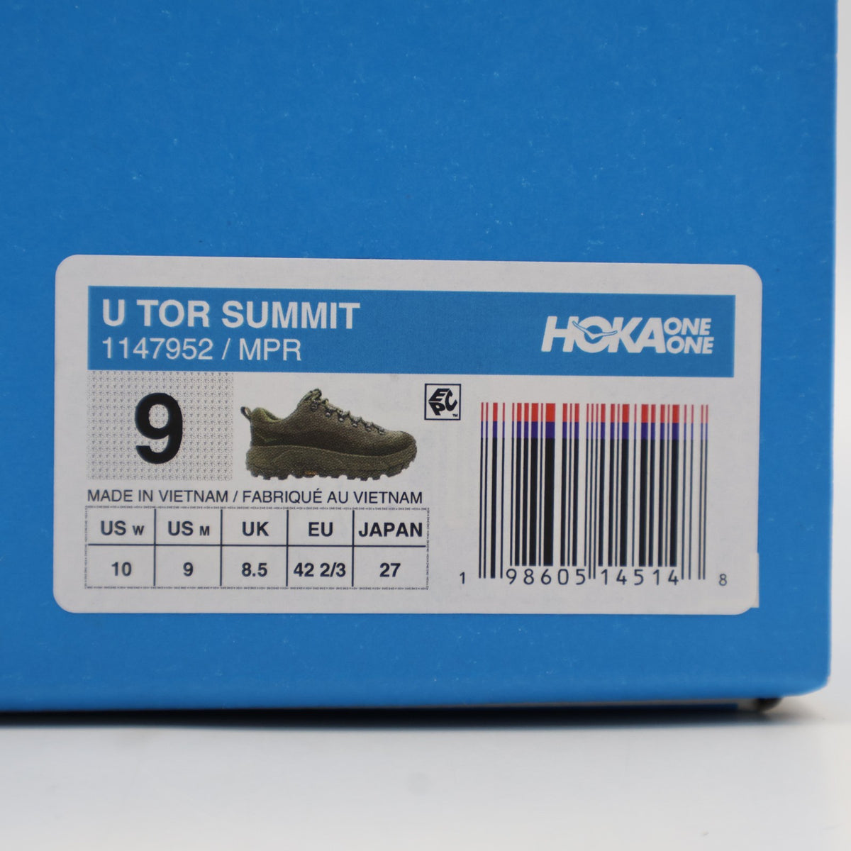 1147952-MPR Hoka Tor Summit Moss Green Spruce Green (Men's)