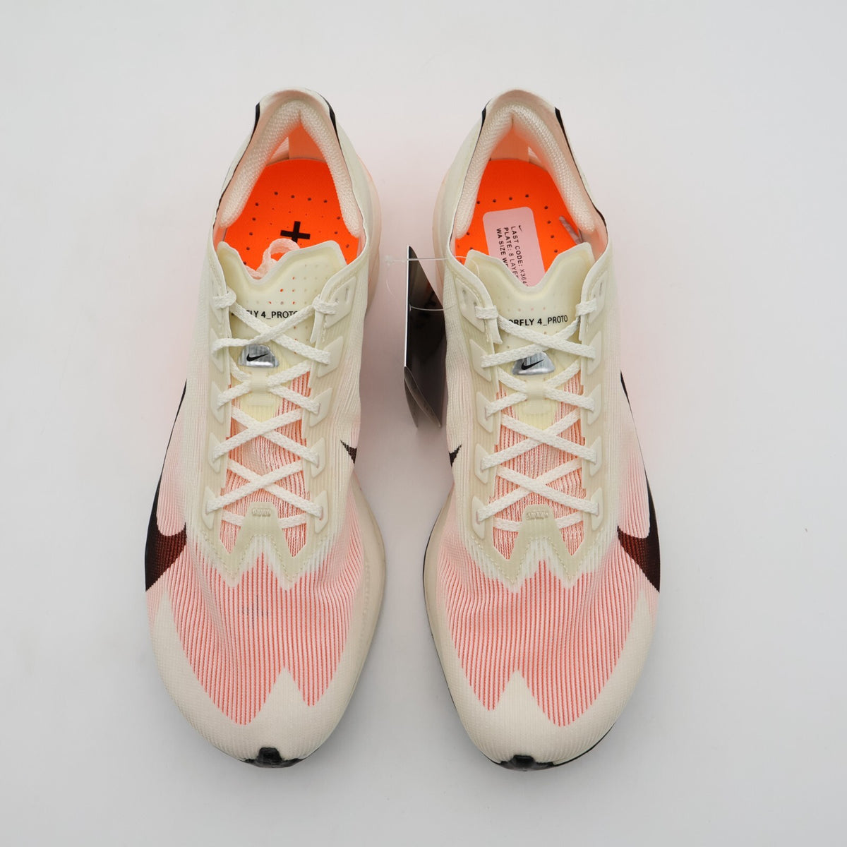 HF6413-100 Nike Vaporfly 4 Proto Sail Total Orange White Black (Men's)