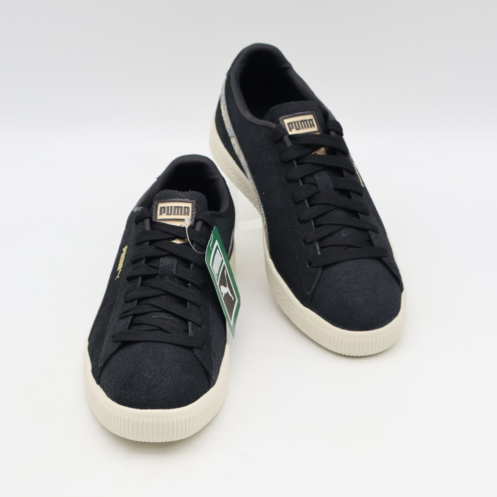 401817-01 Monster Hunter Puma Suede Vintage R Puma Black Warm White (Men's)