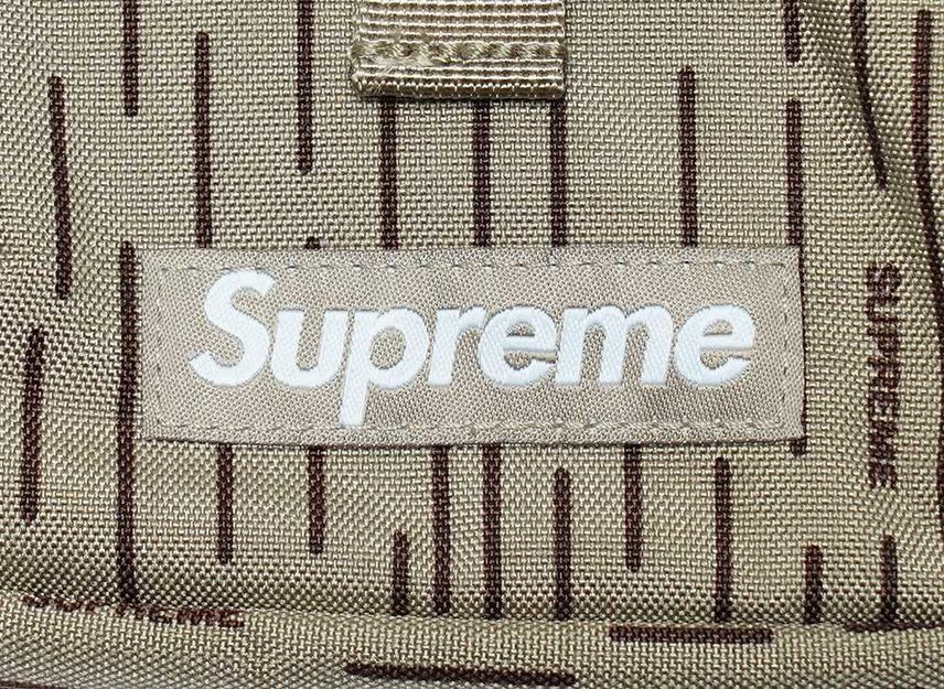 Supreme Camera Bag Tan Raindrop