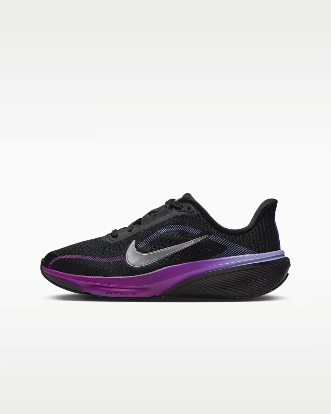 IH2306-014 Nike GS Pegasus 42 "Black/Persian Violet"