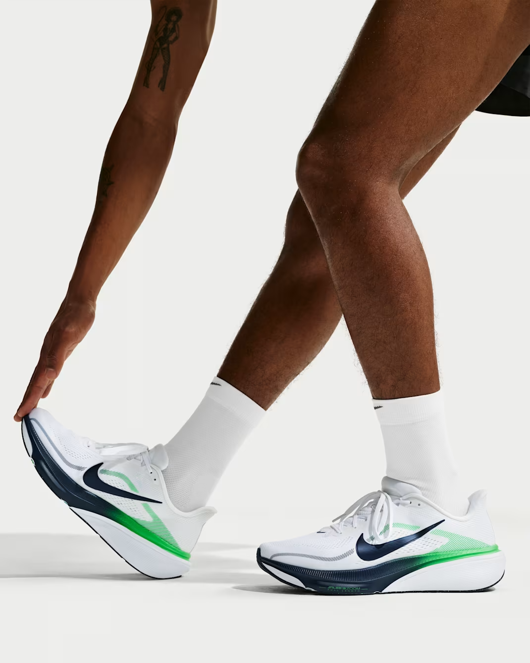 IB1873-107 Nike Pegasus 42 "White/Green Spark" (Men's)