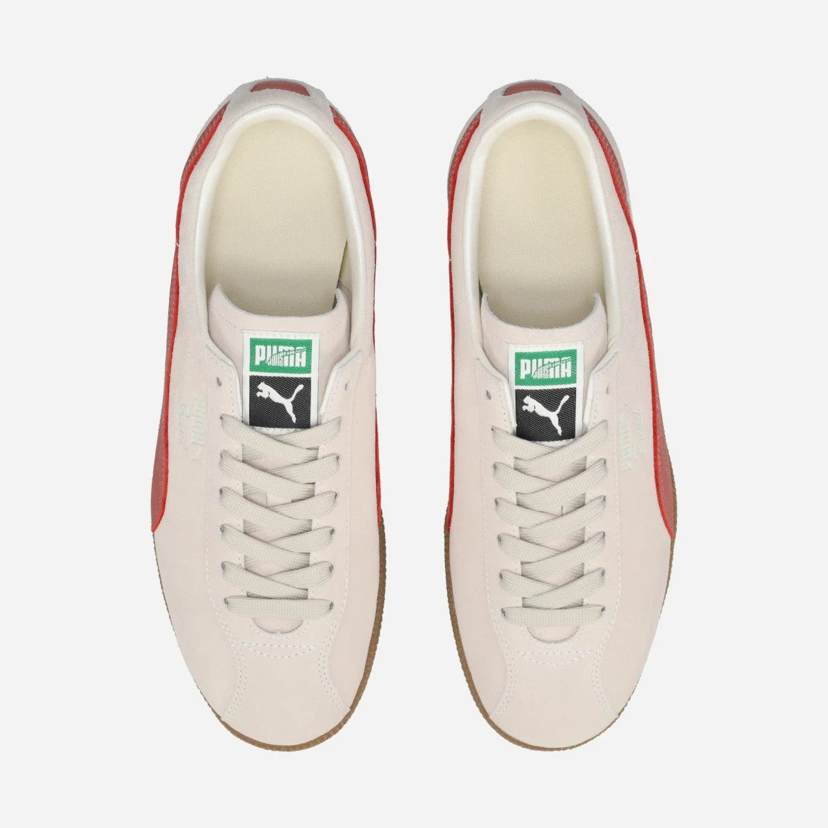401048-11 Puma Brasil "Frosted Ivory/Exotic Red"
