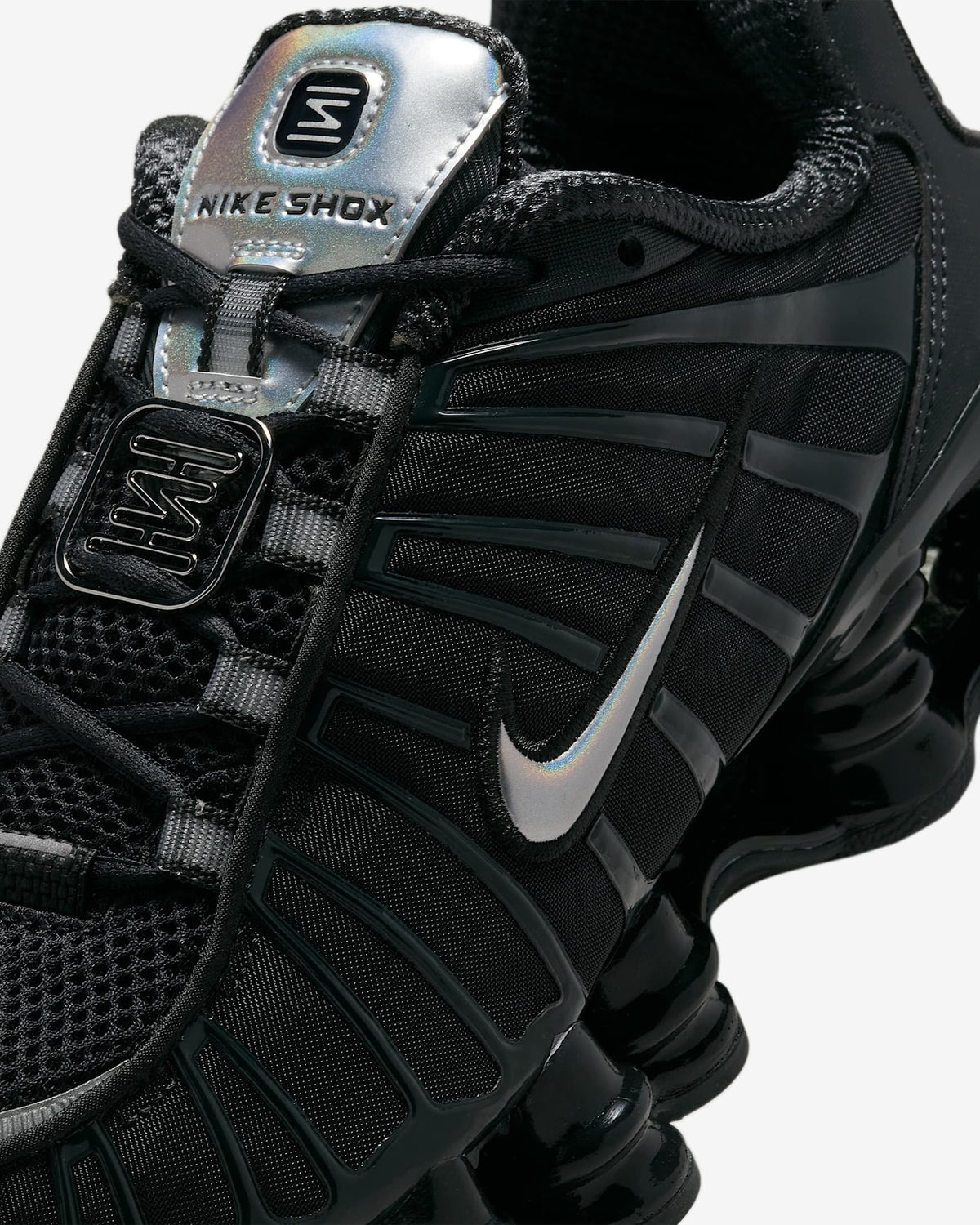 IB7704-001 Nike Shox TL Off Noir Metallic Silver (Women's)