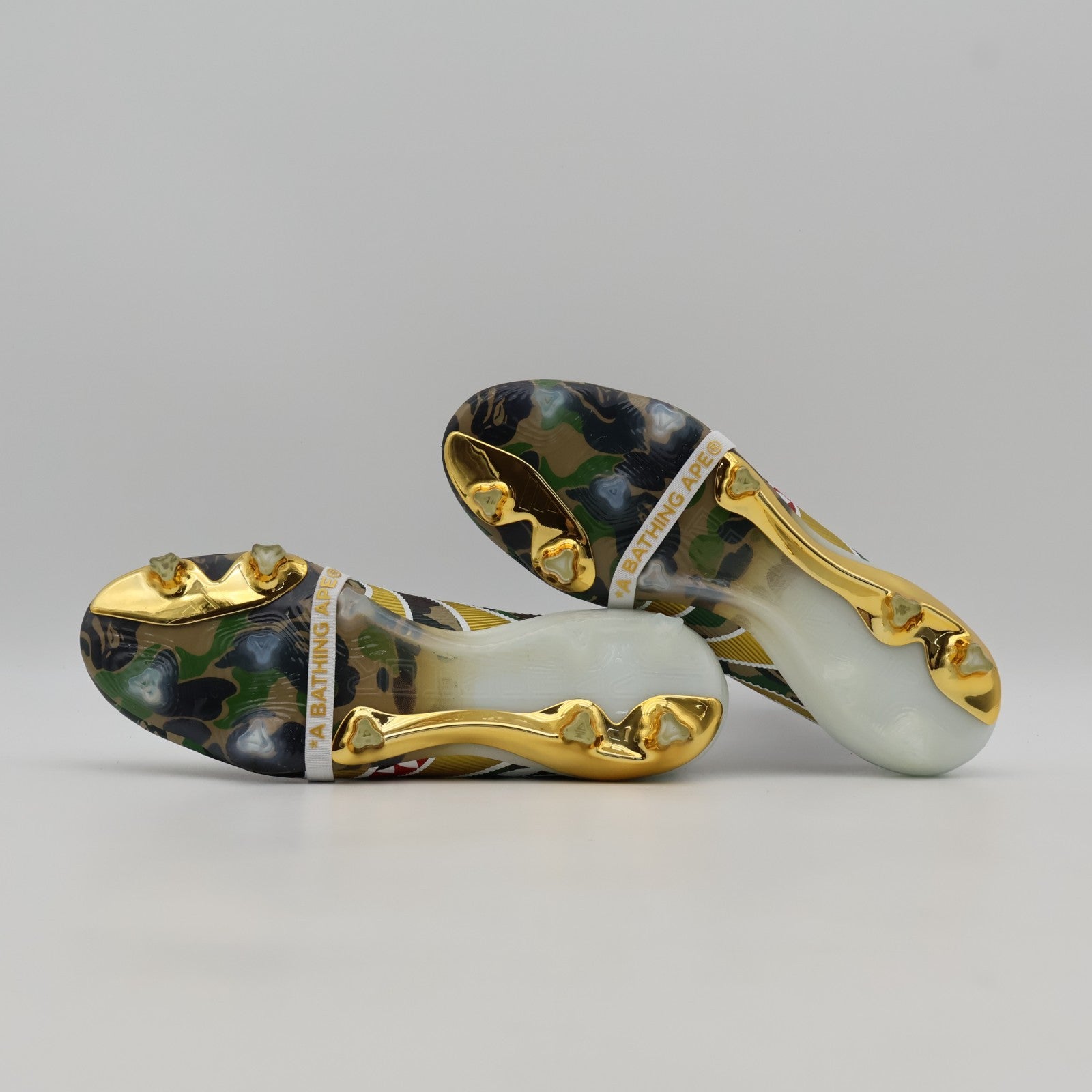 JS3104 A BATHING APE adidas Predator Elite FG Hemp Gold Metallic Cloud (Men's)