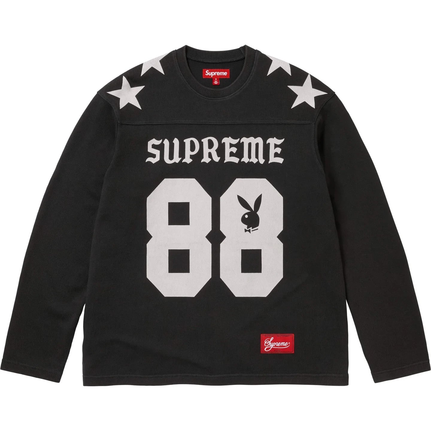 Supreme x Playboy L/S Football Top Black