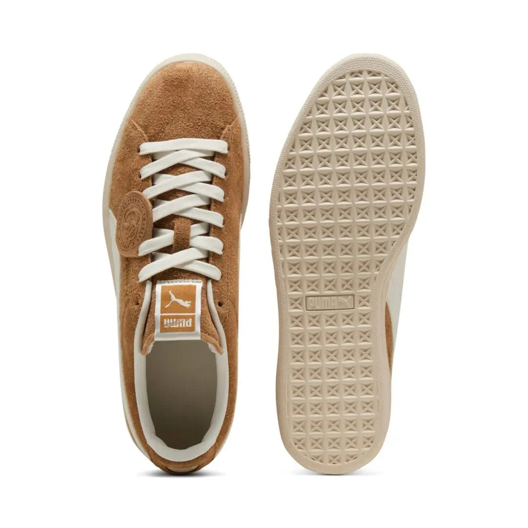 403767-03 Puma Suede Charles F Stead 5 Honey Butter PUMA White (Men's)