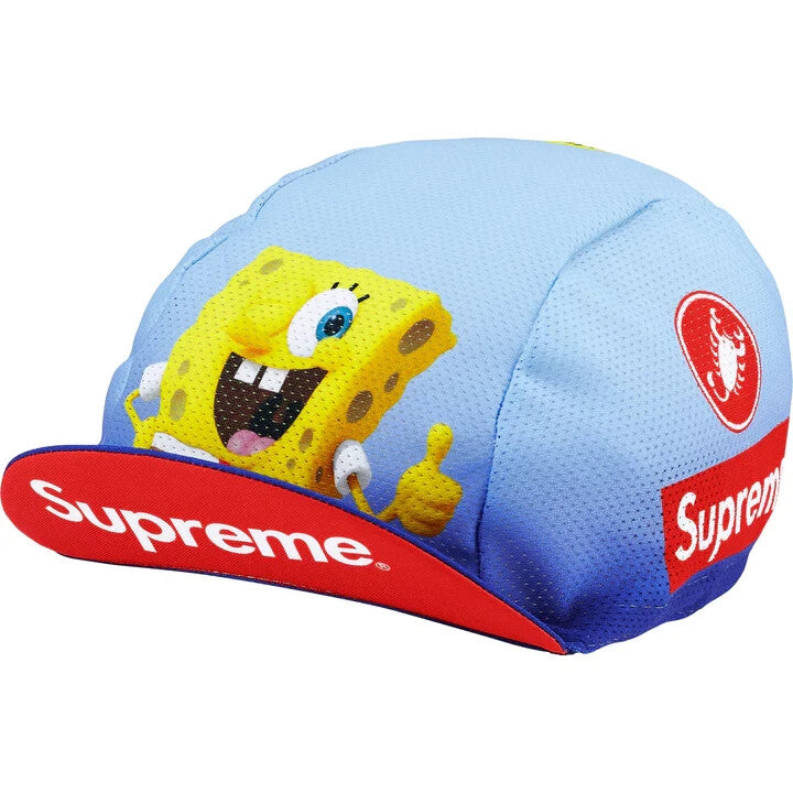 Supreme SpongeBob SquarePants Castelli Cycling Cap Blue
