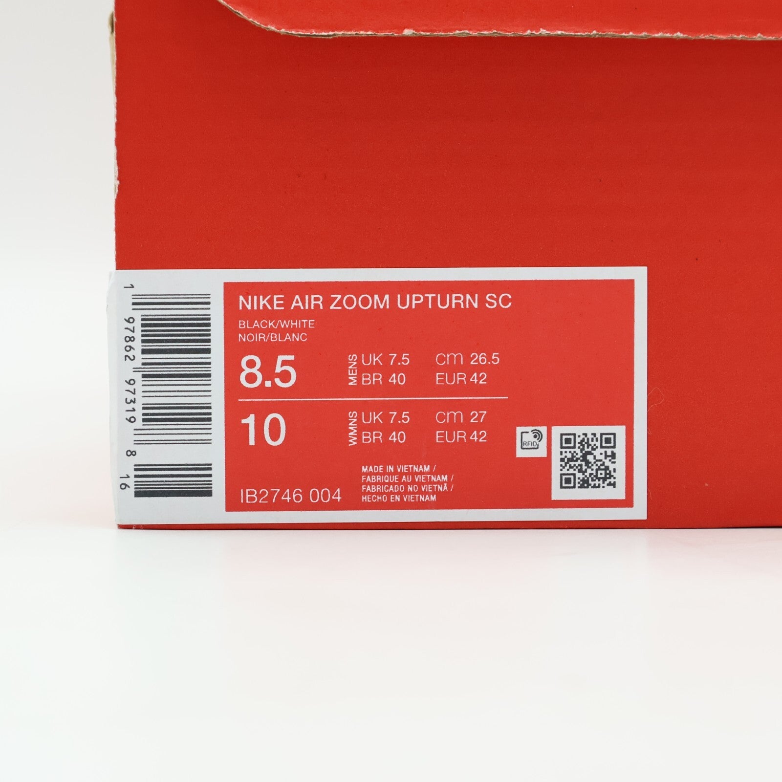 IB2746-004 Nike Air Zoom Upturn SC Shoes (Men's)