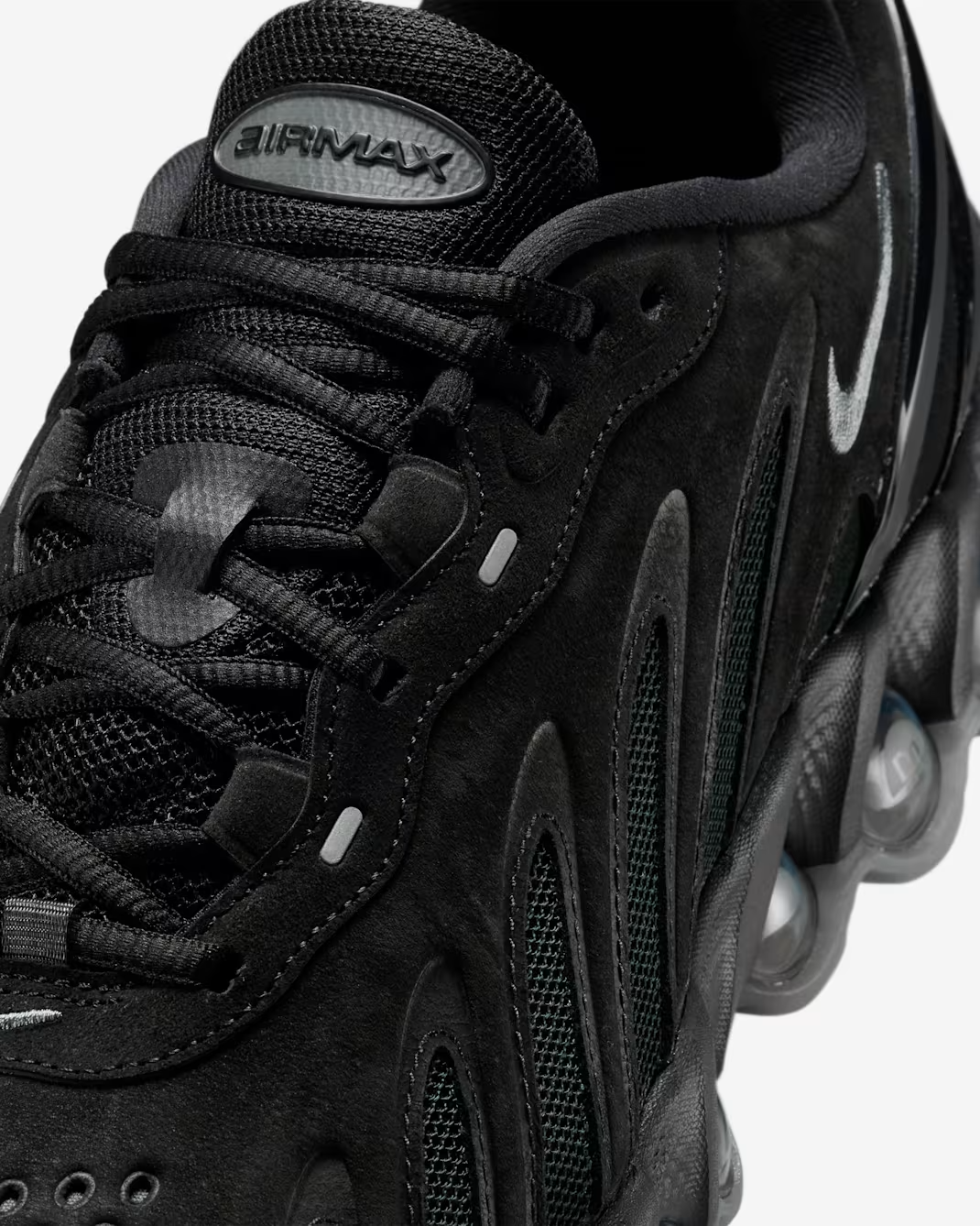 IB6381-002 Nike Air Max DN8 Leather Black Smoke Grey (Men's)
