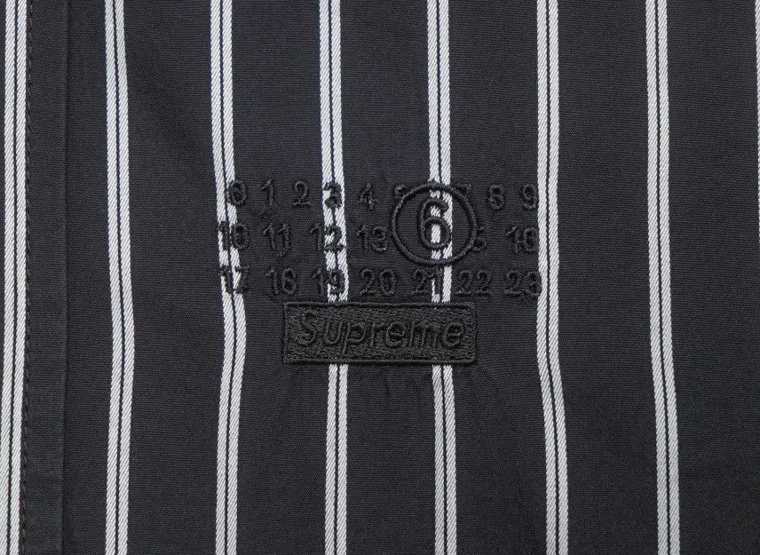 Supreme x MM6 Maison Margiela Stripe Shirt "Black"