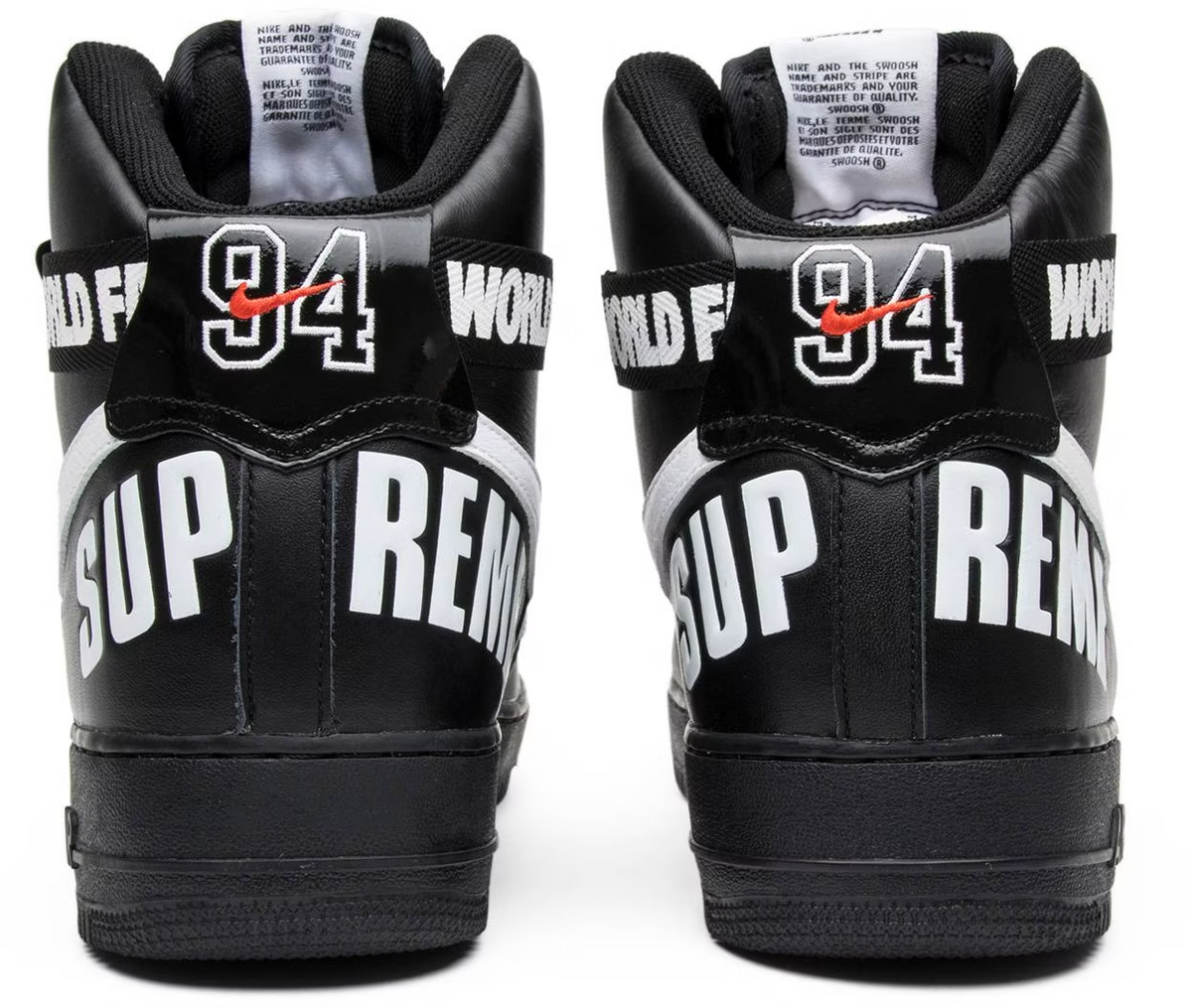 698696-010 Nike Air Force 1 High Supreme Special "Black/White" (Men's)