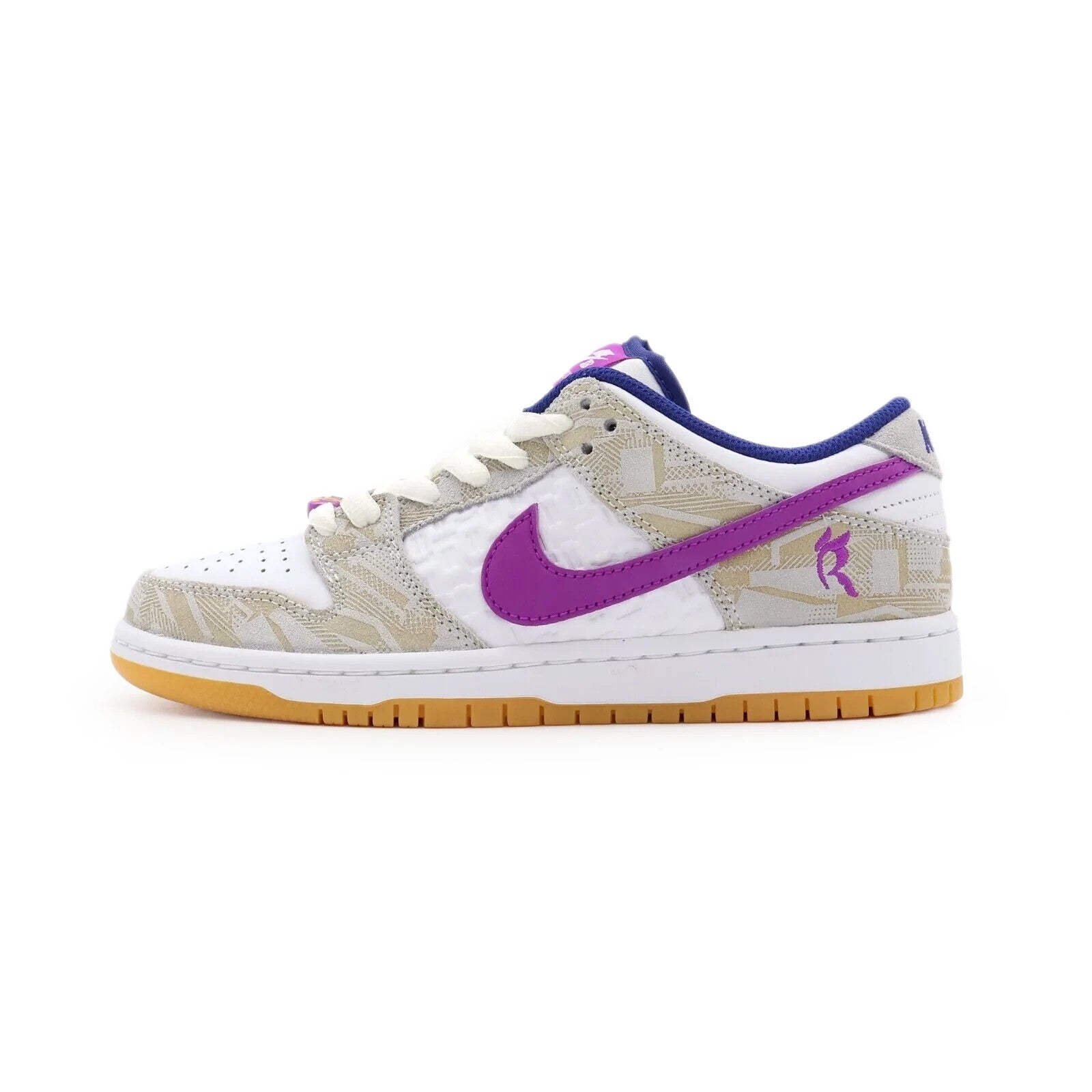 FZ5251-001 Rayssa Leal Nike SB Dunk Low PRM Pure Platinum Vivid Purple (Men's)