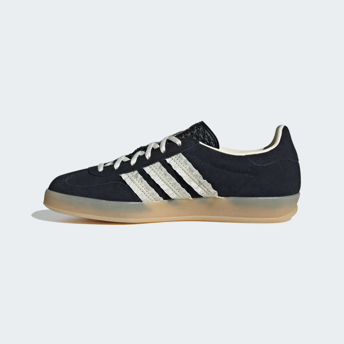JS1412 adidas Originals Gazelle Indoor Core Black Cream White Gum (Women's)