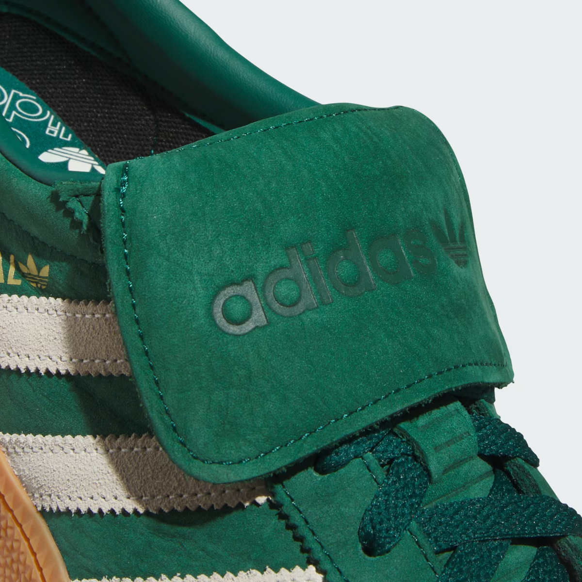 JR4880 adidas Originals Handball Spezial Long Tongue Collegiate Green (Men's)