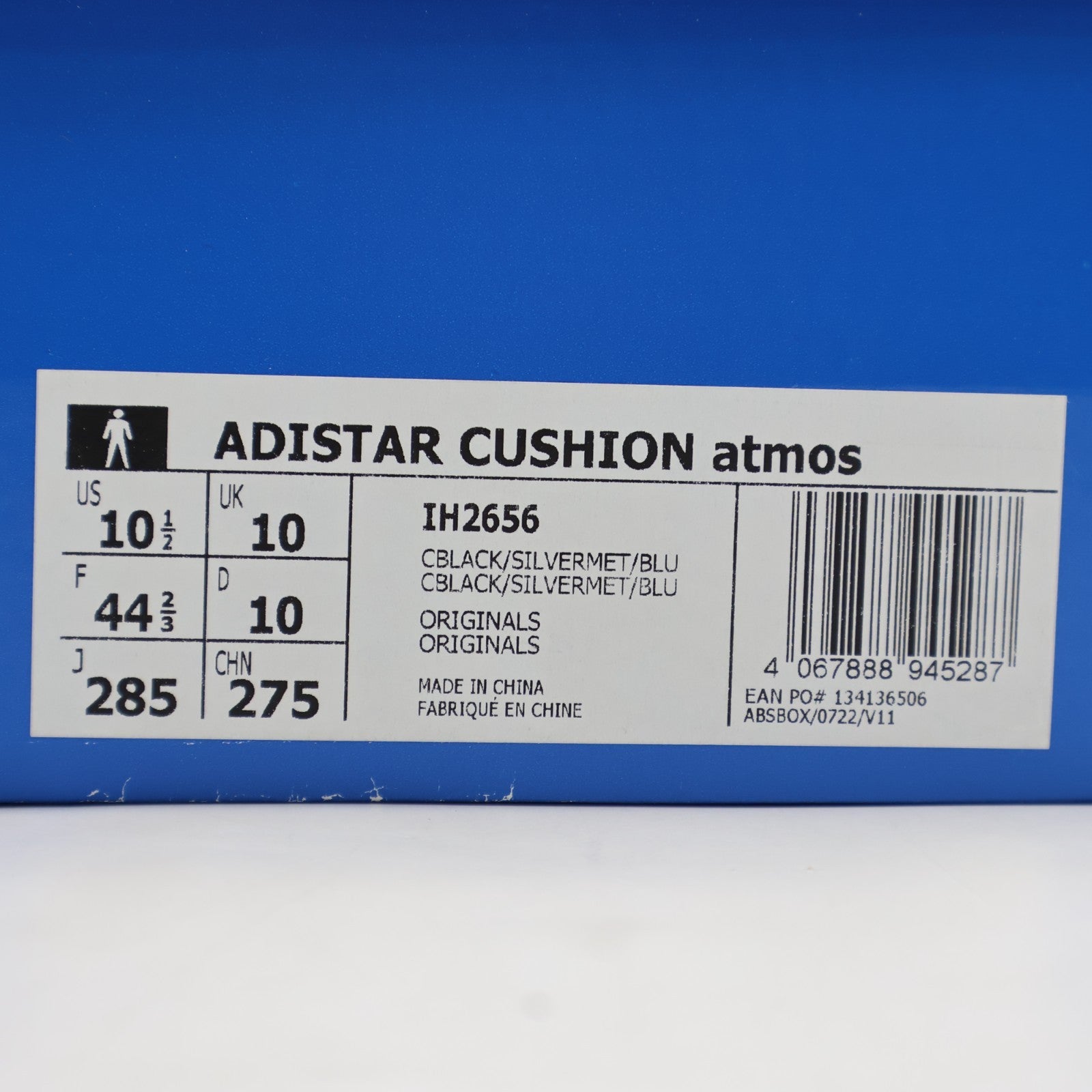 IH2656 atmos adidas Adistar Cushion Core Black Silver Metallic Blue (Men's)