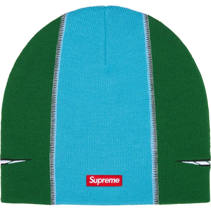 Supreme Racing Panel Beanie Green