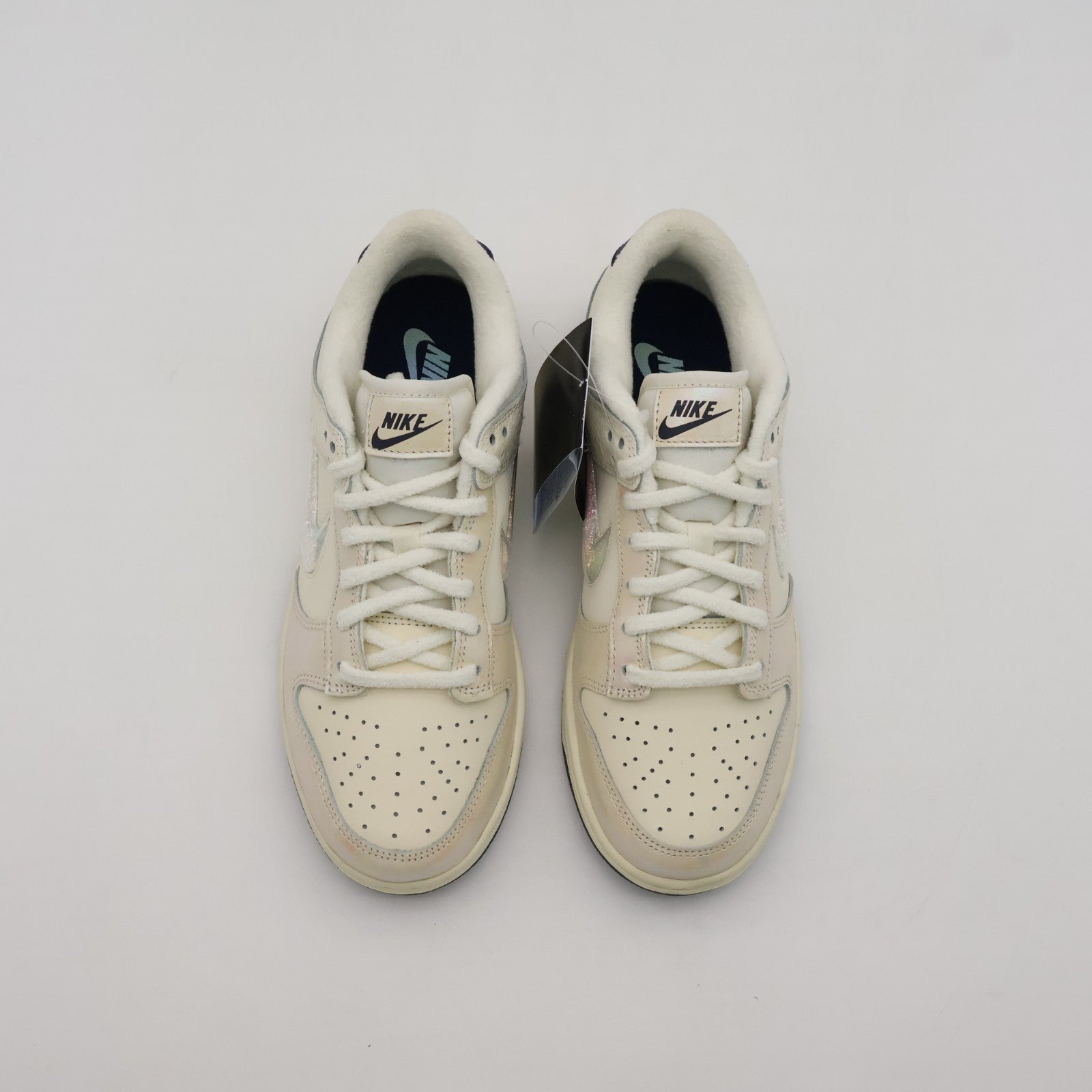 IM6571-027 Nike Dunk Low Mini Swoosh Soft Pearl (Women's)