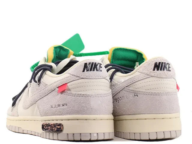 DJ0950-115 Off-White Ã Nike Dunk Low "Sail/Neutral Grey/Gridiron" (Men's)