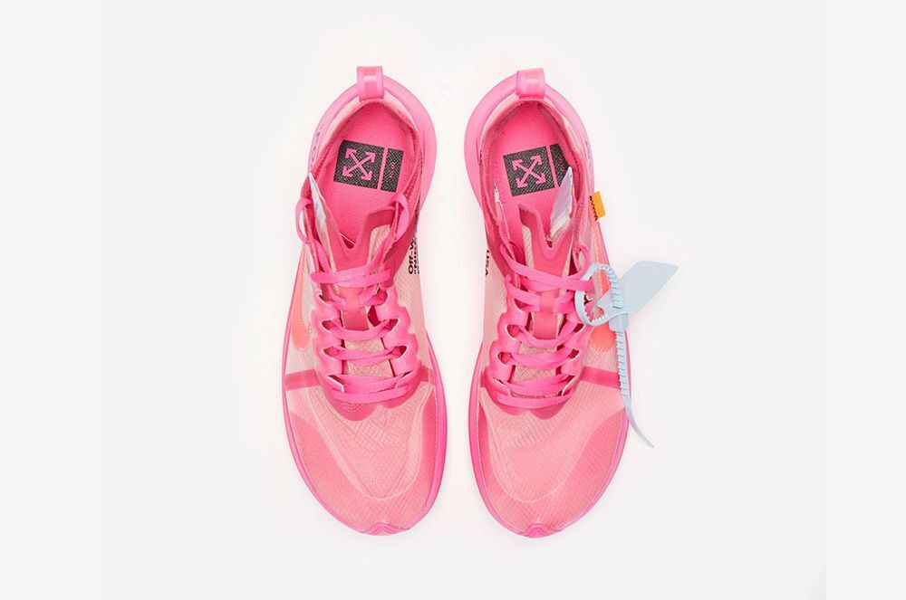 AJ4588-600 Off-White Ã Nike Zoom Fly Pink (Men's)