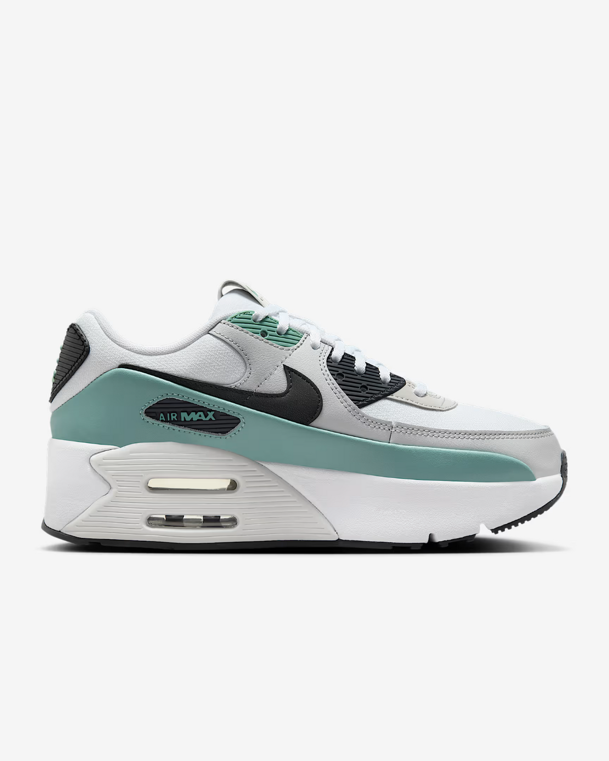 FD4328-115 Nike  Air Max 90 LV8 White Cannon Vast Grey Anthracite (Women's)