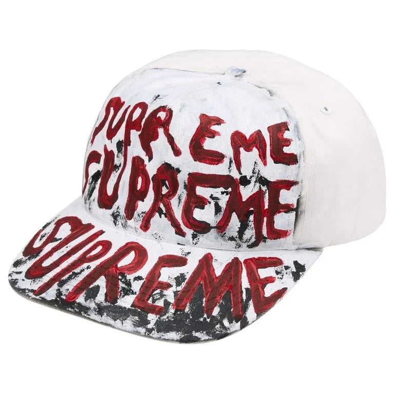 Supreme Painted 5-Panel White