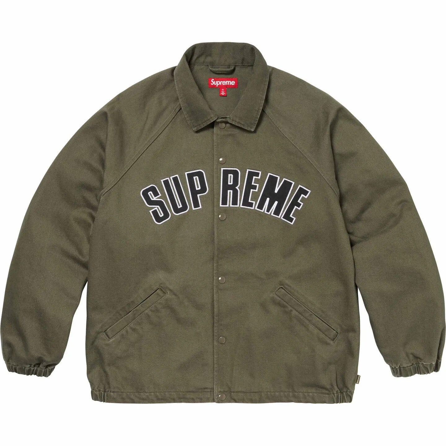 Supreme ARC Denim Coaches Jacket Olive