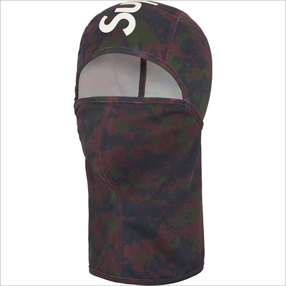 Supreme Heat Reactive Digi Camo Balaclava Black