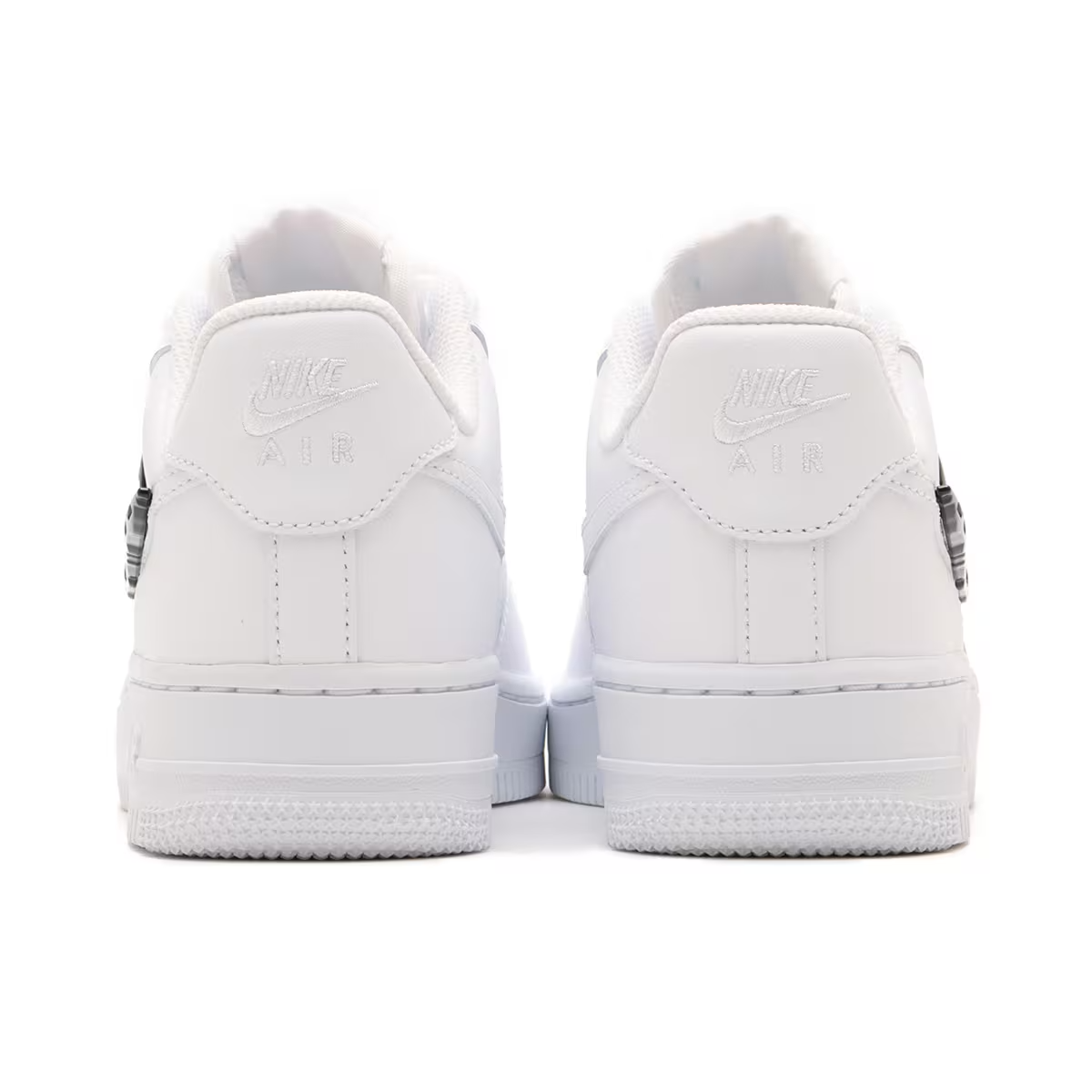 IF1686-101 Nike Air Force 1 Low '07 LX Metal Swoosh White Black (Women's)