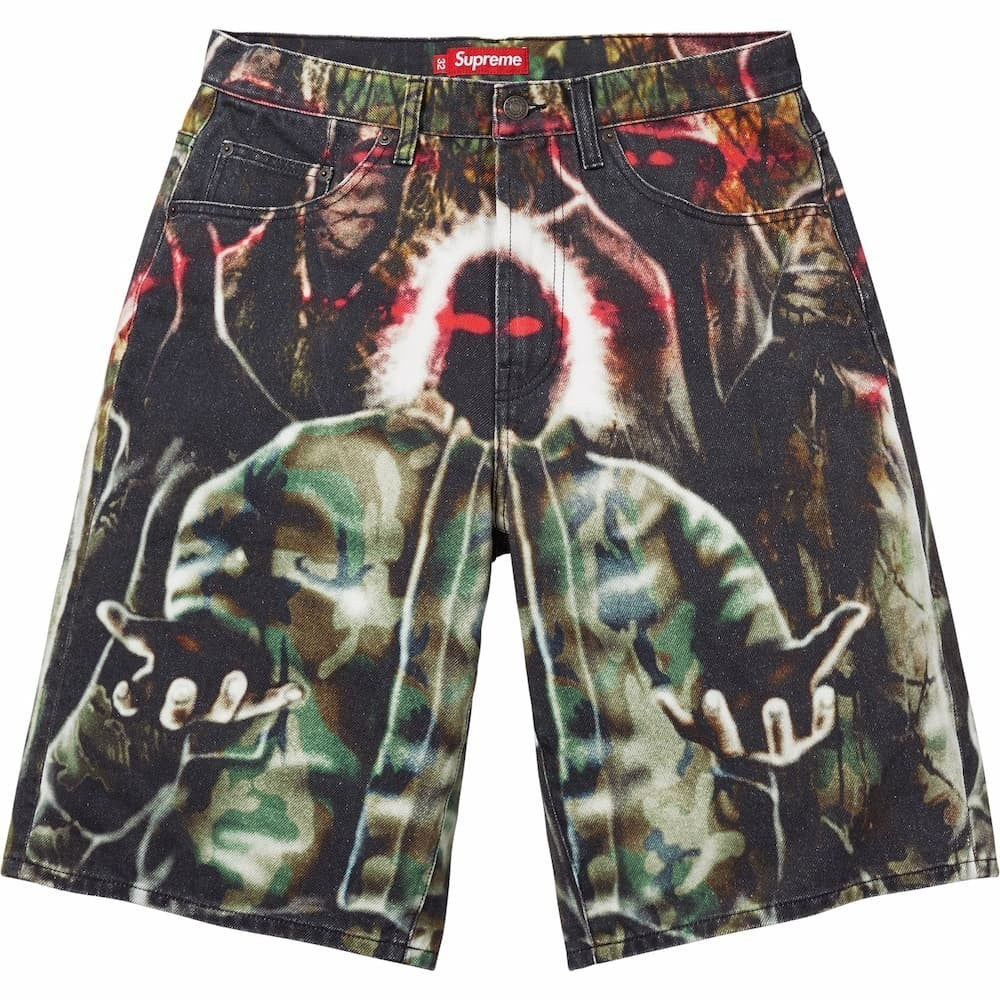 Supreme Shadows Baggy Denim Short Multicolor