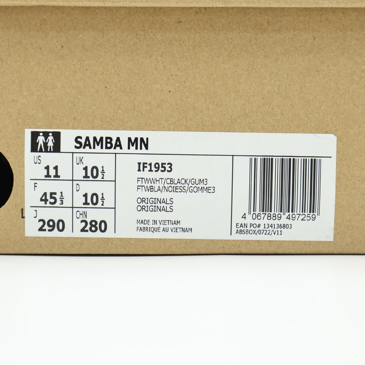 IF1953 adidas Originals Samba Millennium White (Men's)