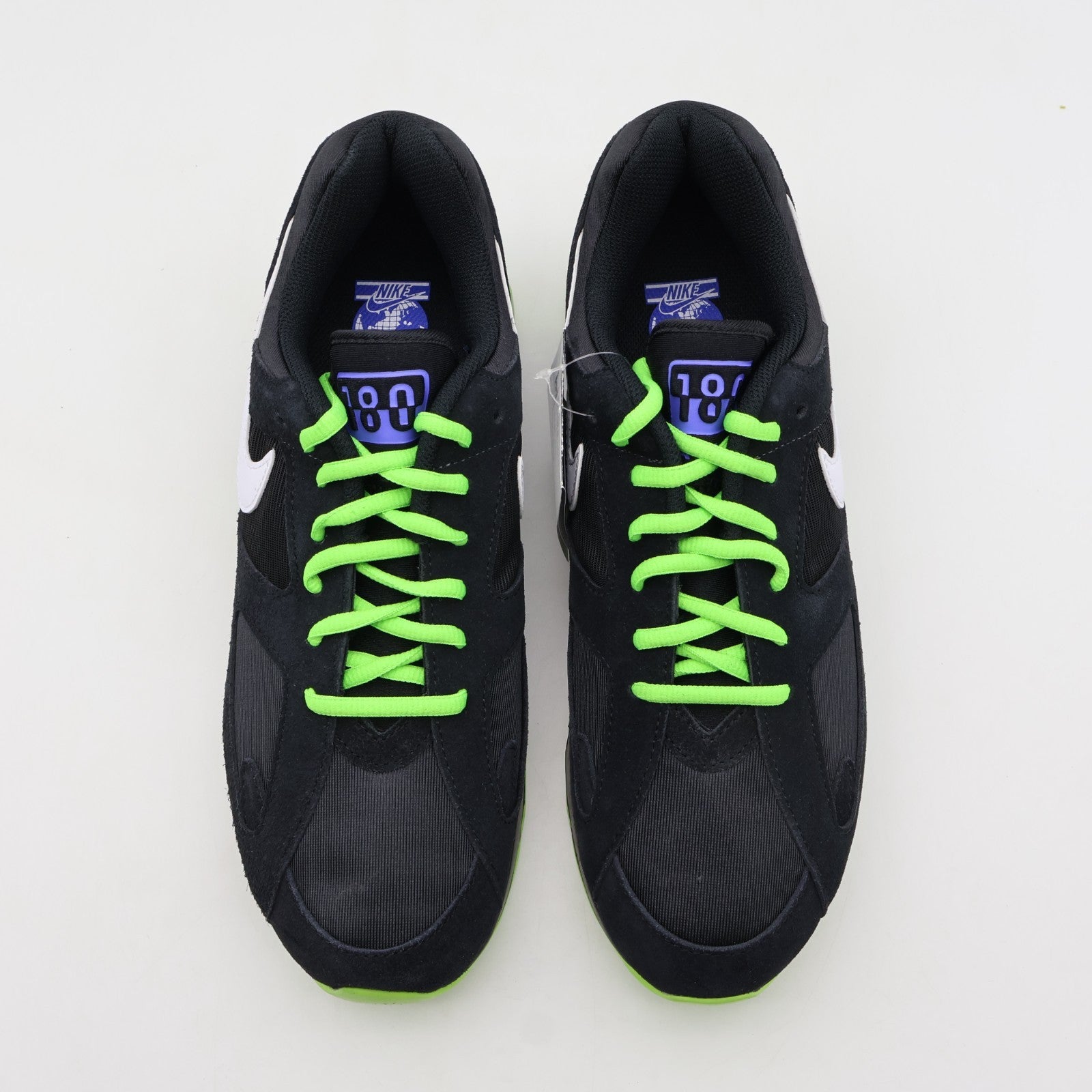 FZ3058-001 Nike Air Max 180 Black White Action Green (Men's)