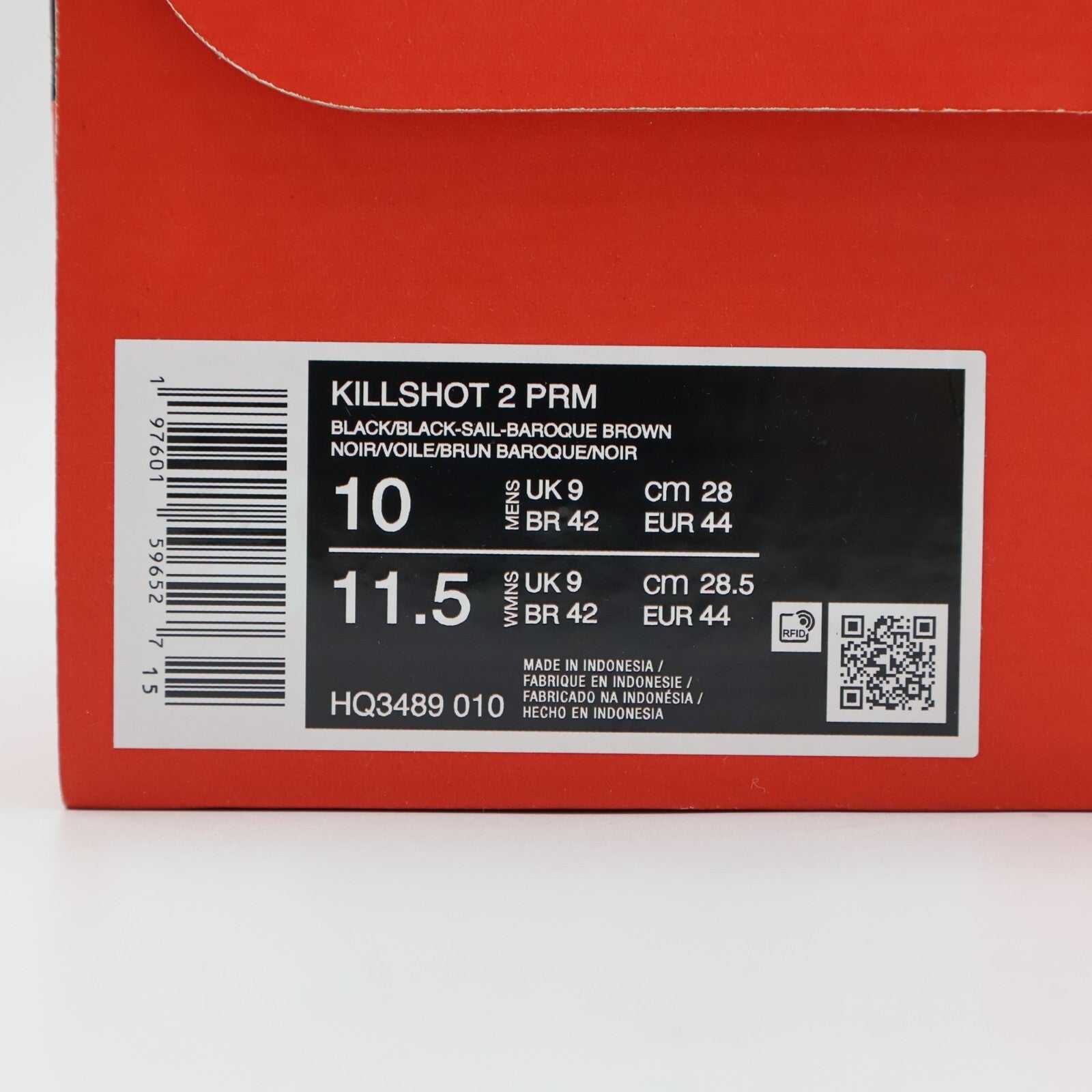 HQ3489-010 Nike Killshot 2 Premium Black (Men's)