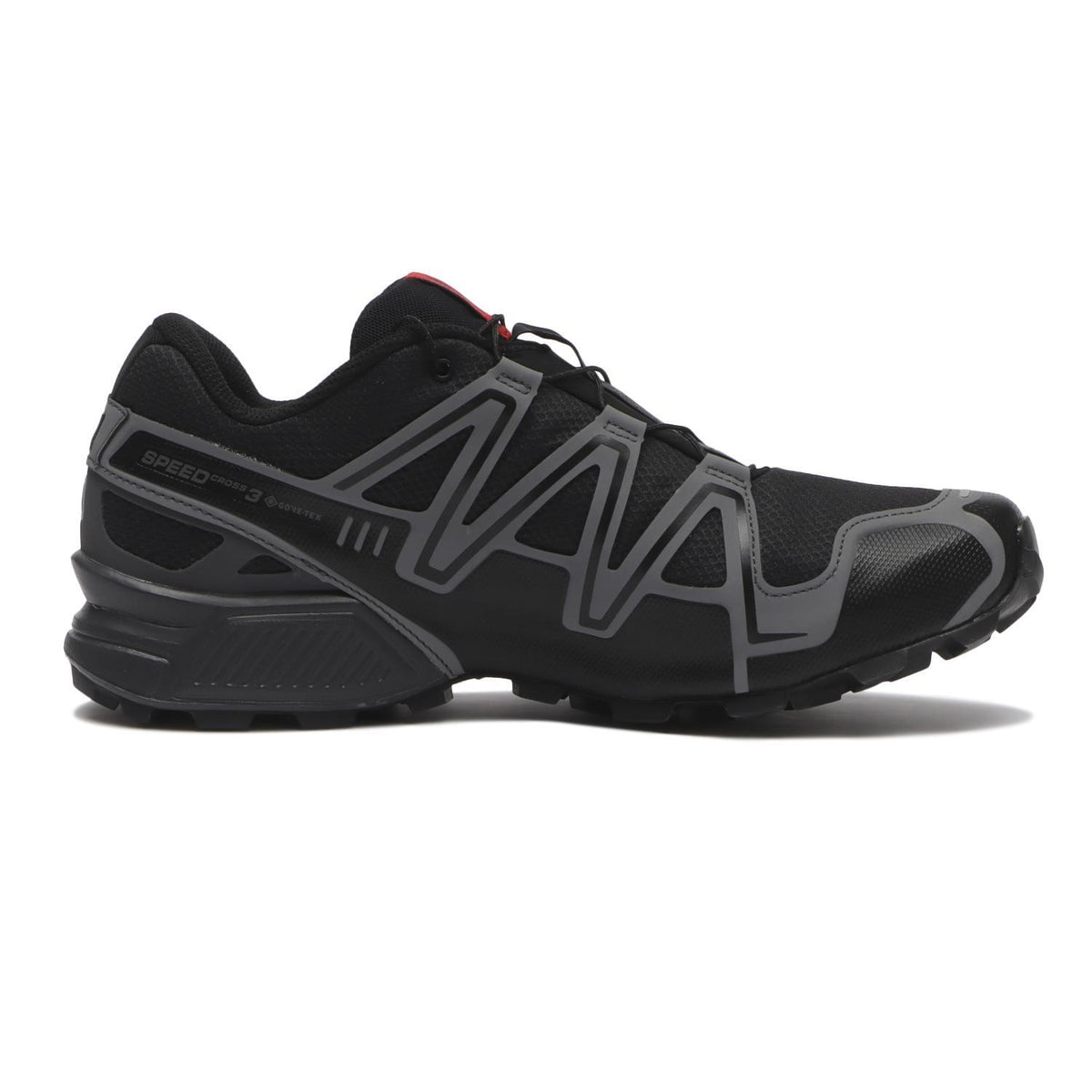 L47731700 Salomon Speedcross 3 GORE-TEX Black Asphalt Flame Scarlet (Men's)