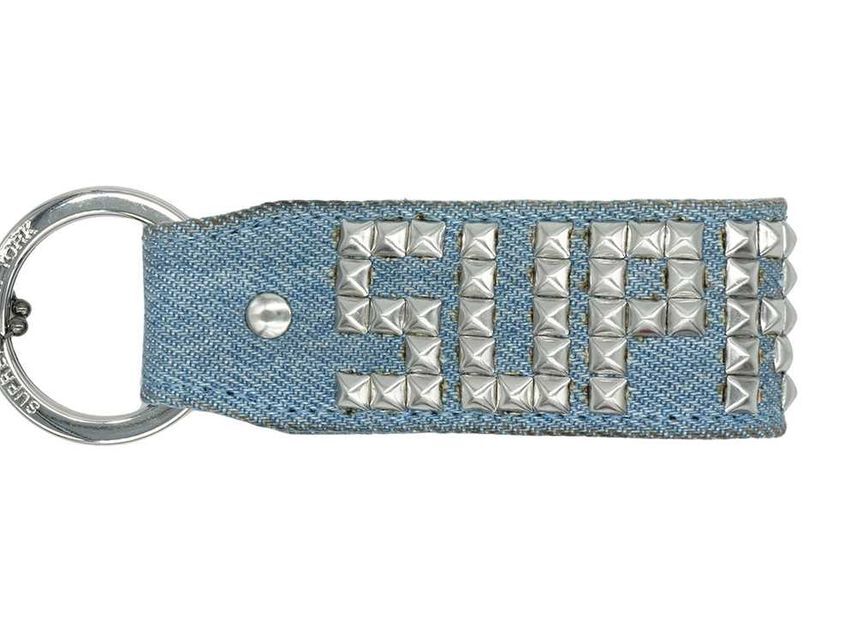 Supreme Hollywood Trading Company Studded Keychain Denim